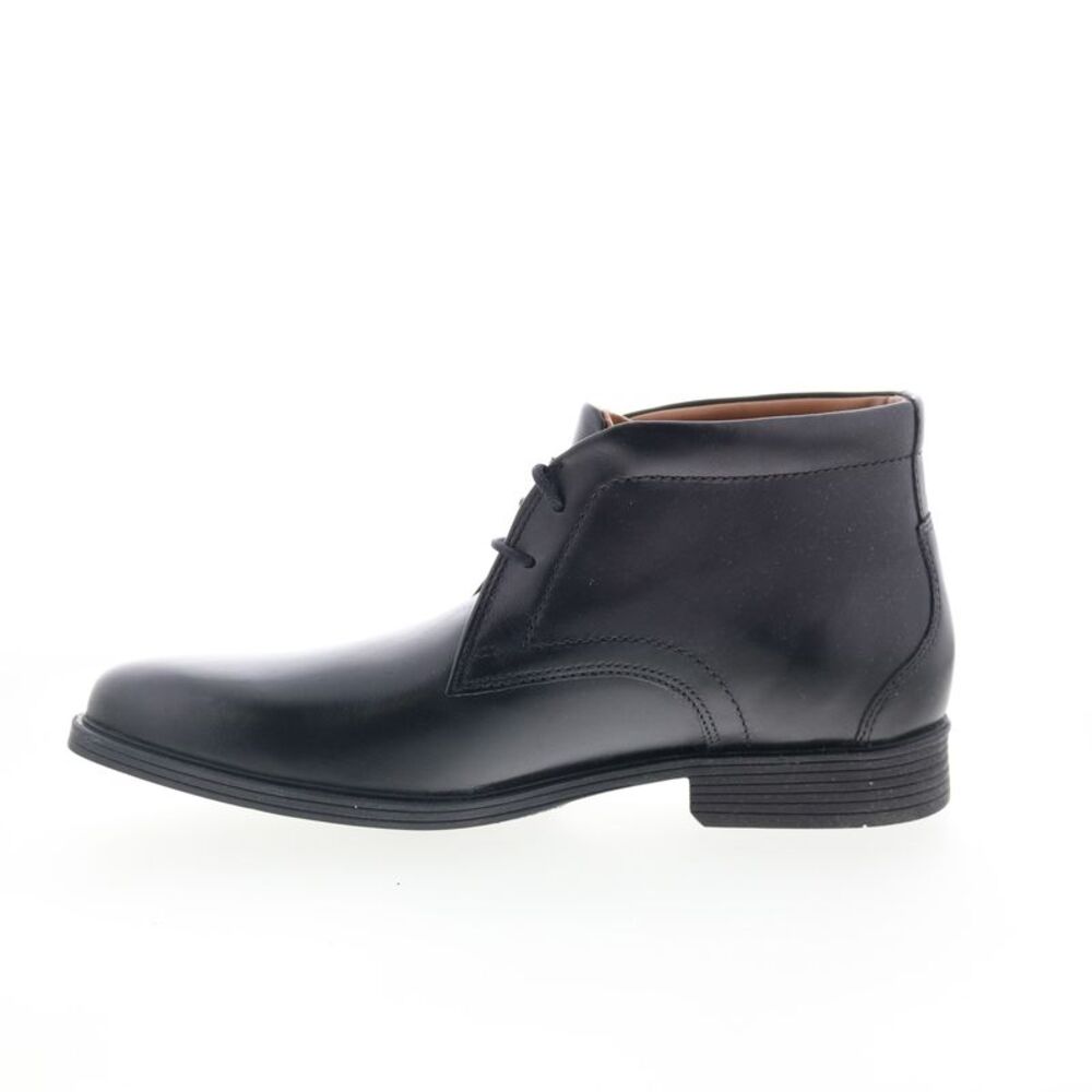 Clarks Mens Whiddon Mid Black Boots (NWT) - Picture 5 of 7